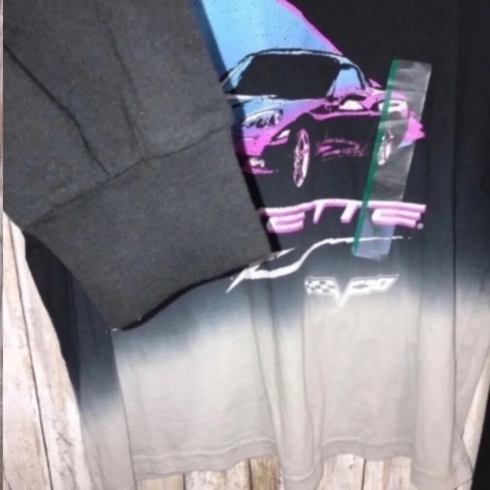 GM Corvette Ombré Long Sleeve Tee - Picture 5 of 6